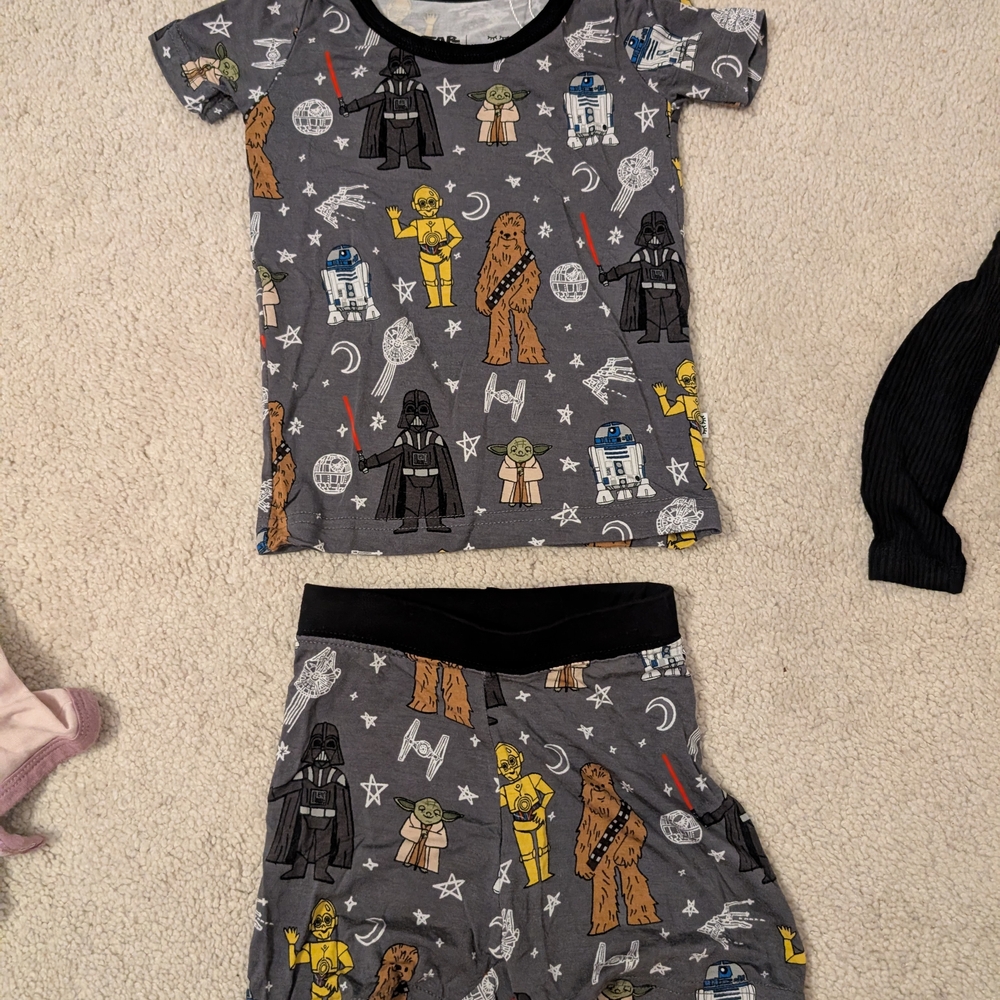 Kids Star Wars Pajama Set - Gray
